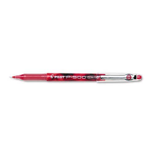 Pilot® P-500 Precise Gel Ink Roller Ball Stick Pen, Black Ink, .5mm, Dozen