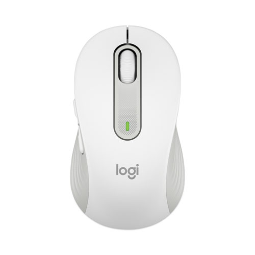Signature M650 for Business Wireless Mouse, Large, 2.4 GHz Frequency, 33 ft Wireless Range, Right Hand Use, Off White