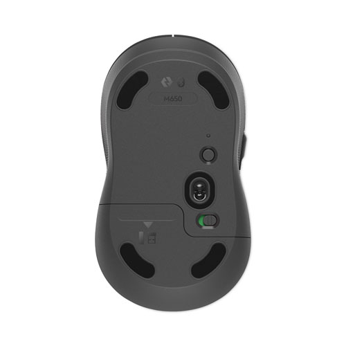 Image of Logitech® Signature M650 For Business Wireless Mouse, Medium, 2.4 Ghz Frequency, 33 Ft Wireless Range, Right Hand Use, Graphite