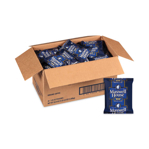 Image of Maxwell House® Master Blend Ground Coffee, 1.25 Oz Fraction Pack, 42/Carton, Ships In 1-3 Business Days