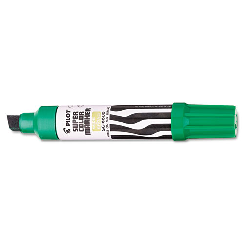 Pilot® Jumbo Refillable Permanent Marker, Chisel Tip, Black