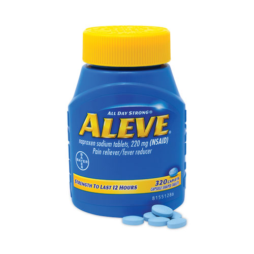 Image of Aleve® Pain Reliever Tablets 220 Mg, 320/Bottle, Ships In 1-3 Business Days