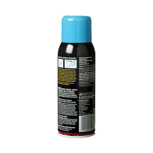 Image of Scotch® Spray Mount Repositionable Adhesive, 10.25 Oz, Dries Clear