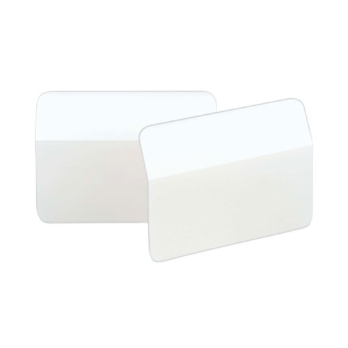 Angled Color Bar Tabs, 1/5-Cut, White, 2" Wide, 50/Pack