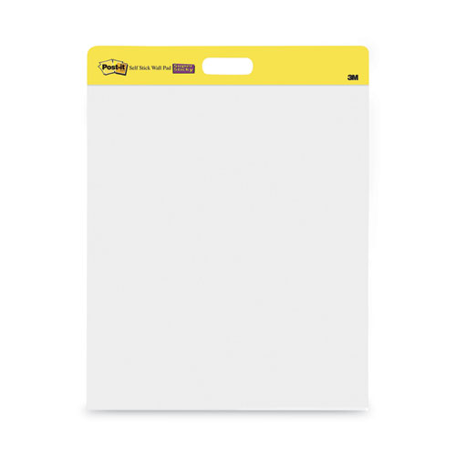 Post-It® Easel Pads Super Sticky Self-Stick Wall Pad, Unruled, 20 X 23, White, 20 Sheets/Pad, 2 Pads/Pack, 2 Packs/Carton