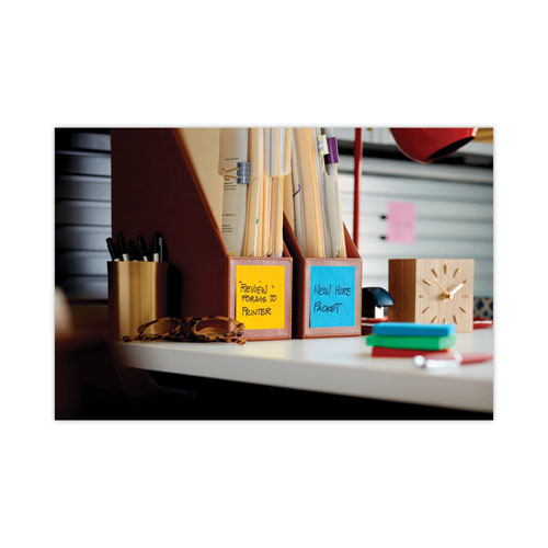 Image of Post-It® Notes Super Sticky Pads In Playful Primary Collection Colors, 3" X 3", 90 Sheets/Pad, 12 Pads/Pack