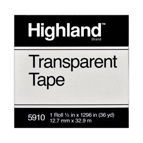 Removable Tape, 1 Core, 0.5 x 36 yds, Transparent - Office Express Office  Products