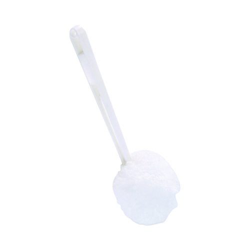 Boardwalk® Deluxe Bowl Mop, 12" Handle, 2" Mop Head, White, 25/Carton