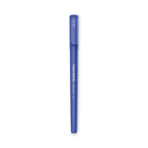 Write Bros. Ballpoint Pen Value Pack, Stick, Medium 1 mm, Blue Ink, Blue Barrel, 120/Pack