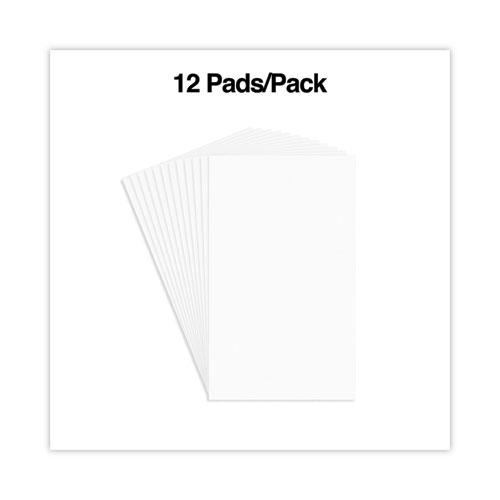 Scratch Pads, Unruled, 3 x 5, White, 100 Sheets, 12/Pack  Emergent Safety  Supply: PPE, Work Gloves, Clothing, Glasses