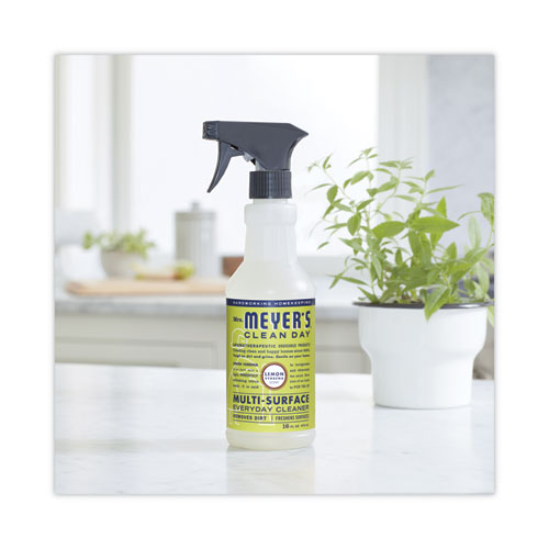 Image of Mrs. Meyer'S® Multi Purpose Cleaner, Lemon Scent, 16 Oz Spray Bottle, 6/Carton