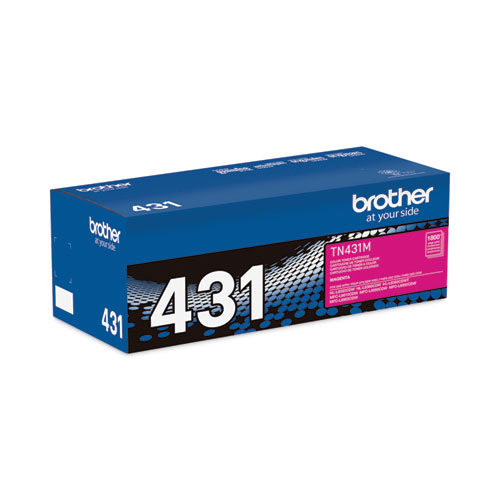 Image of Brother Tn431M Toner, 1,800 Page-Yield, Magenta