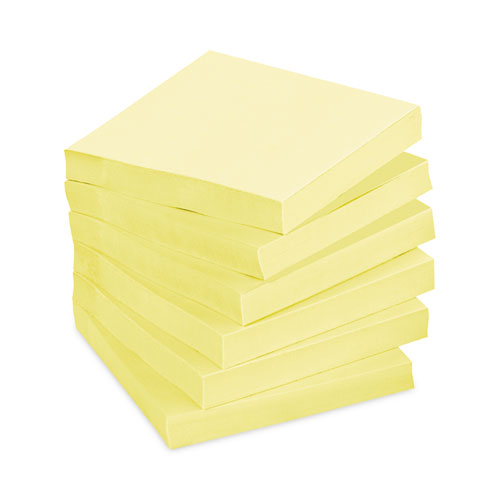 Image of Post-It® Notes Original Pads In Canary Yellow, Value Pack, 3" X 3", 100 Sheets/Pad, 24 Pads/Pack