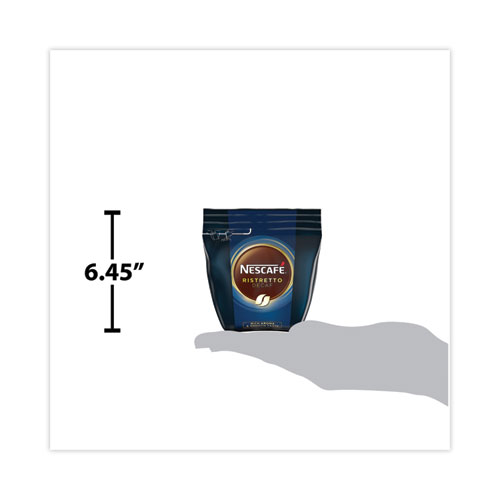Image of Nescafã©® Ristretto Decaffeinated Blend Coffee, 8.8 Oz Bag, 4/Carton