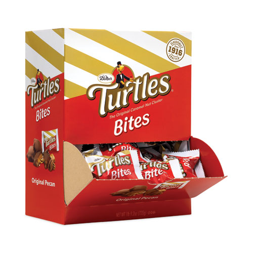 Turtles Original Bite Size Candy, 0.42 oz, 60/Carton, Ships in 1-3 Business Days
