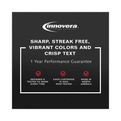 Image of Innovera® Remanufactured Black Ink, Replacement For 67Xl (3Ym57An), 240 Page-Yield