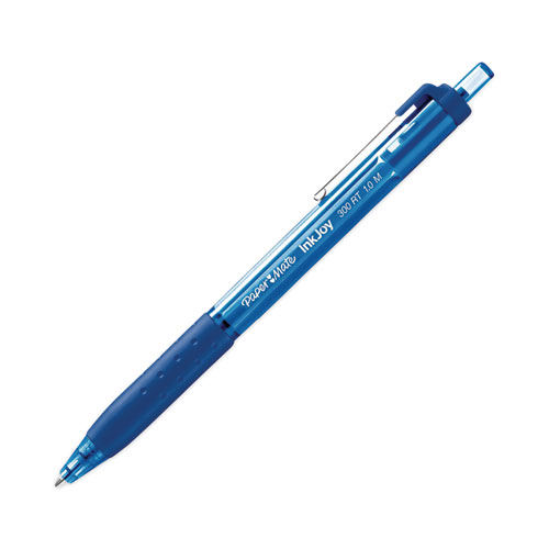 Image of Paper Mate® Inkjoy 300 Rt Ballpoint Pen, Retractable, Medium 1 Mm, Blue Ink, Blue Barrel, 36/Pack
