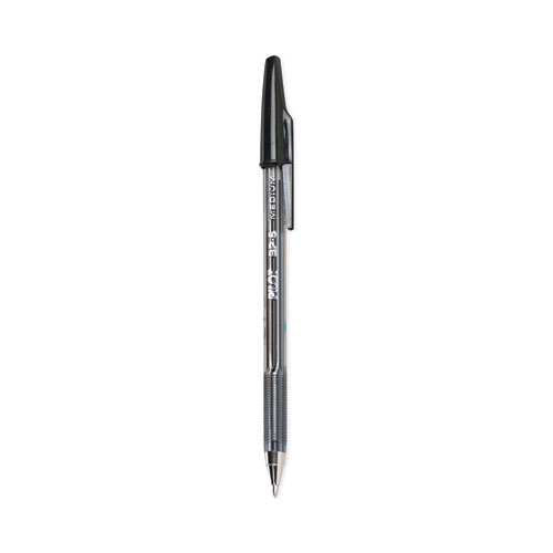 Pilot® Better Ballpoint Pen, Stick, Medium 1 Mm, Black Ink, Smoke Barrel, Dozen