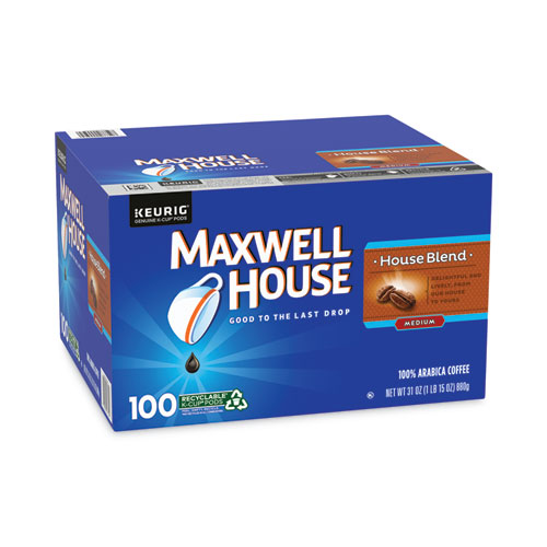 Image of Maxwell House® House Blend Coffee K-Cups, 100/Carton, Ships In 1-3 Business Days