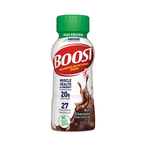 Image of Boost® High Protein Complete Nutritional Drink, 8 Oz Bottle, 24/Carton, Ships In 1-3 Business Days