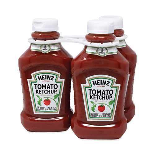 Tomato Ketchup Squeeze Bottle, 44 oz Bottle, 3/Pack, Ships in 1-3 Business Days