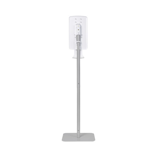 Image of Dial® Fit Touch Free Dispenser Floor Stand, 15.7 X 15.7 X 58.3, White