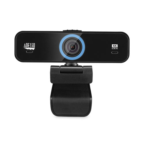 Cybertrack K4 4K ULTRA HD Fixed Focus USB Webcam, 3840 pixels x 2160 pixels, Black