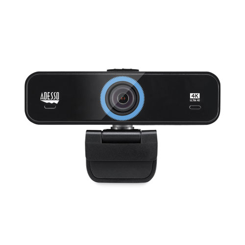 Cybertrack K1 1080P Full HD Fixed Focus USB Webcam with Adjustable View Angle, 1920 pixels x 1080 pixels, Black