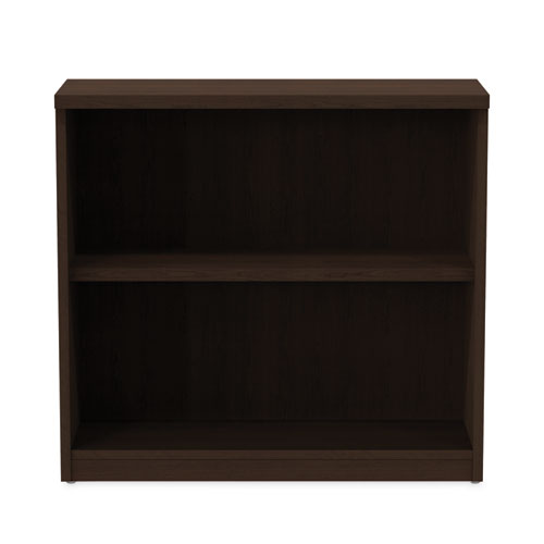 Image of Alera® Valencia Series Bookcase, Two-Shelf, 31.75W X 14D X 29.5H, Espresso