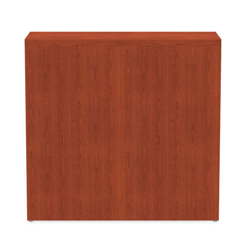 Image of Alera® Valencia Series Bookcase, Two-Shelf, 31.75W X 14D X 29.5H, Med Cherry