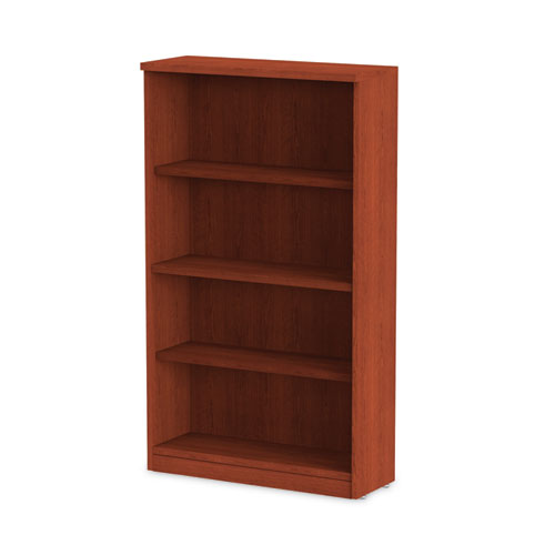 Image of Alera® Valencia Series Bookcase, Four-Shelf, 31.75W X 14D X 54.88H, Medium Cherry