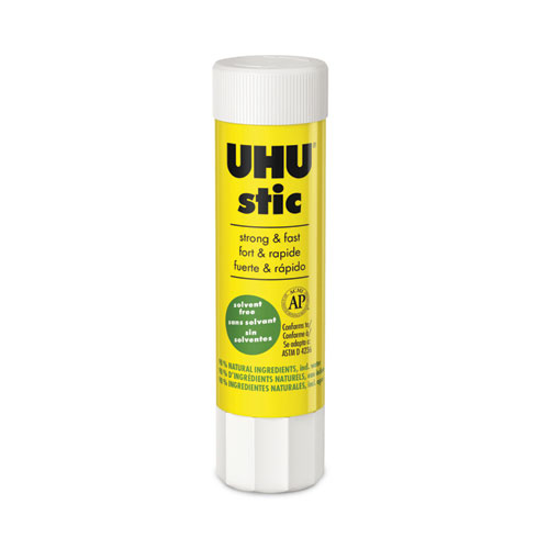 Image of Stic Permanent Glue Stick, 0.29 oz, Dries Clear