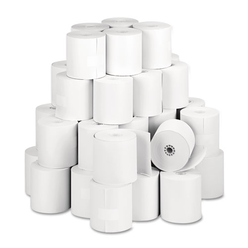 Image of Direct Thermal Printing Thermal Paper Rolls, 3.13" x 273 ft, White, 50/Carton