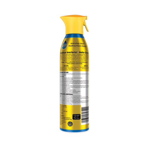 Image of Pledge® Multi Surface Antibacterial Everyday Cleaner, 9.7 Oz Aerosol Spray, 6/Carton