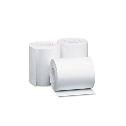 Image of Iconex™ Direct Thermal Printing Thermal Paper Rolls, 4.38" X 127 Ft, White, 50/Carton