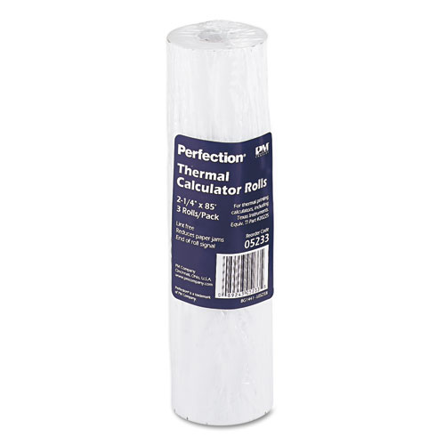 Image of Direct Thermal Printing Thermal Paper Rolls, 2.25" x 85 ft, White, 3/Pack