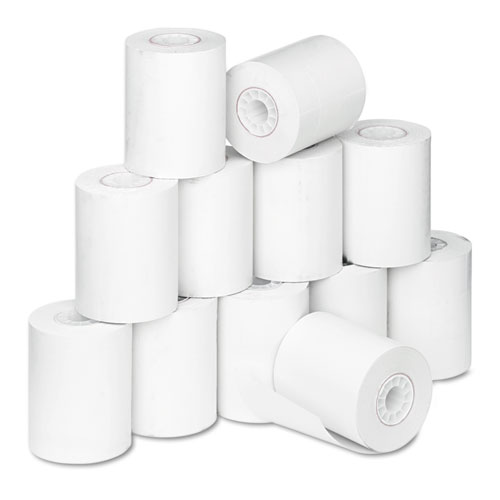 Image of Iconex™ Direct Thermal Printing Thermal Paper Rolls, 2.25" X 80 Ft, White, 12/Pack