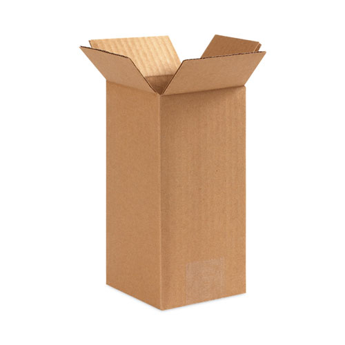 Shipping Boxes, Regular Slotted Container (RSC), 12" x 12" x 24", Brown Kraft, 25/Bundle