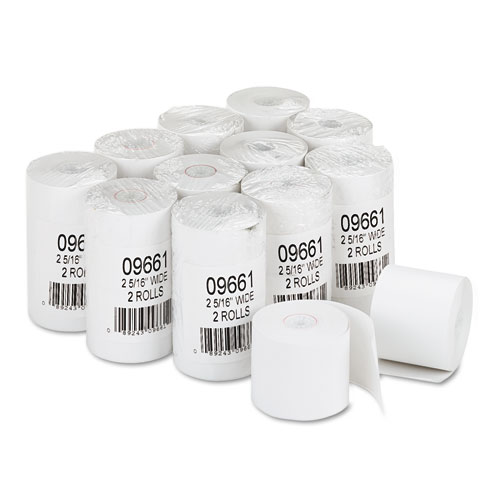 Image of Direct Thermal Printing Thermal Paper Rolls, 2.31" x 200 ft, White, 24/Carton