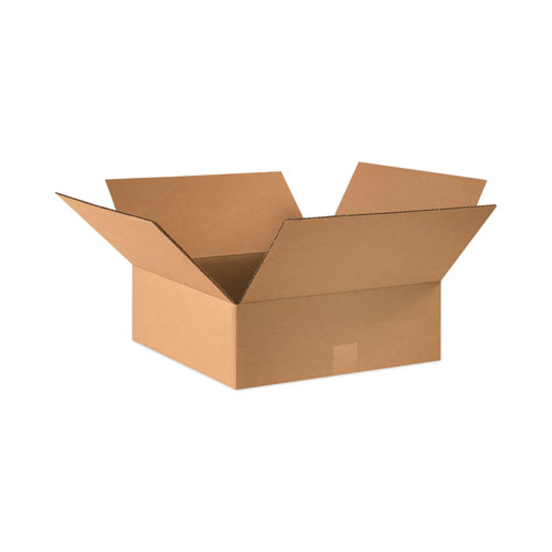 Shipping Boxes, Regular Slotted Container (RSC), 16" x 16" x 5", Brown Kraft, 25/Bundle