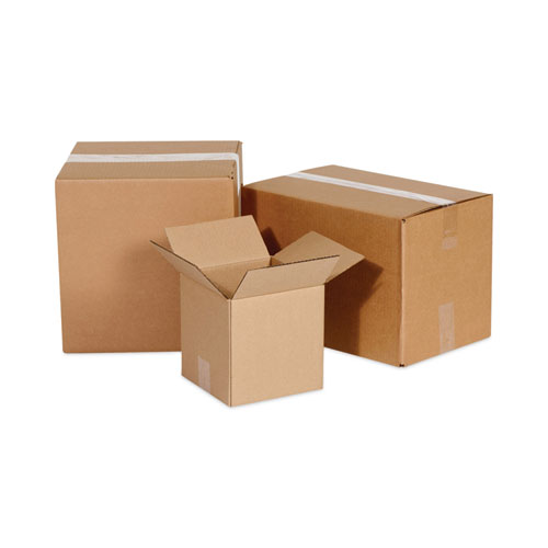 Shipping Boxes, Regular Slotted Container (RSC), 12" x 12" x 24", Brown Kraft, 25/Bundle