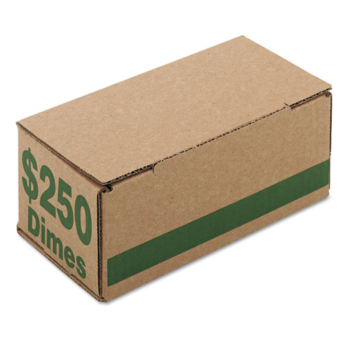 Corrugated Cardboard Coin Storage with Denomination Printed On Side ICX94190088
