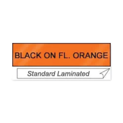 TX Tape Cartridge for PT-8000, PT-PC, PT-30/35, 0.94" x 50 ft, Black on Fluorescent Orange