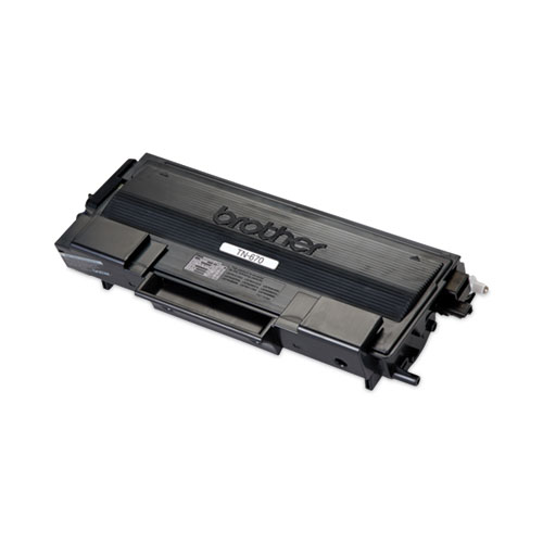 Image of Brother Tn670 High-Yield Toner, 7,500 Page-Yield, Black