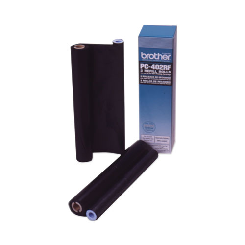 Image of Brother Pc-402Rf Thermal Transfer Refill Roll, 150 Page-Yield, Black, 2/Pack