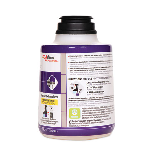 Image of Sc Johnson Professional® Trushot 2.0 Power Cleaner, Clean Fresh Scent, 10 Oz Cartridge, 4/Carton