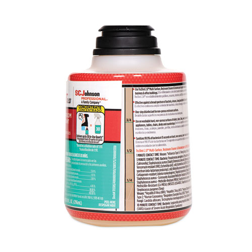 Image of Sc Johnson Professional® Trushot 2.0 Disinfectant Multisurface Cleaner, Clean Fresh Scent,10 Oz Cartridge, 4/Carton