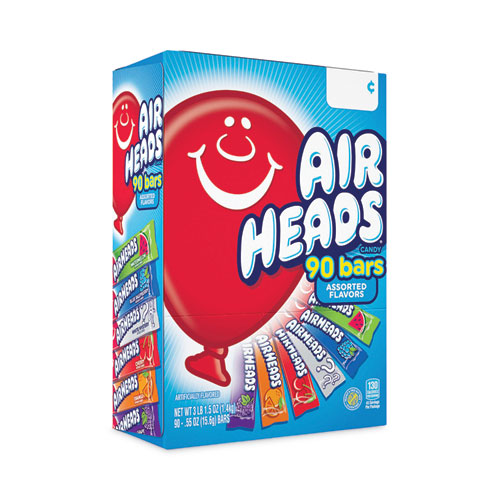 Image of Airheads® Variety Box, Assorted Flavors, 0.55 Oz Bar, 90/Carton, Ships In 1-3 Business Days