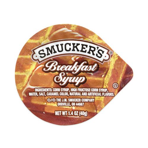 Breakfast Syrup Single Serve Packs, 1.4 oz Mini-Tub, 100/Carton, Ships in 1-3 Business Days