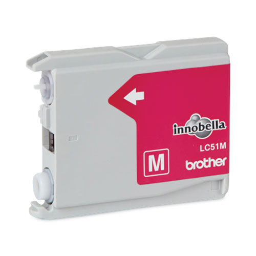 Image of Brother Lc51M Innobella Ink, 400 Page-Yield, Magenta